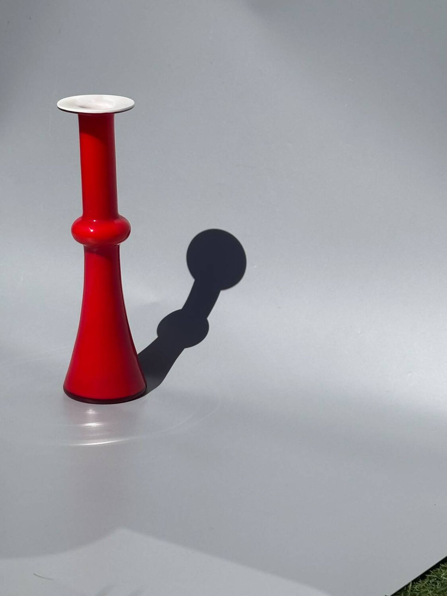 Vase verre soufflé Kastrup Holmegaard, Danemark,1960