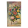 Roses, huile sur panneau signée Frigola 1965
