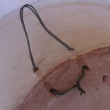 Grand lebrillo vintage en faïence espagnole Triana avec coq