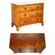 Victorian Chest of Drawers in Satin Walnut, Circa 1860