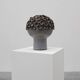Sculpture « champignon » en céramique organique signée EL, Belgique, années 1960