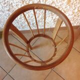 Tripod in curved wood sewing basket 60/70