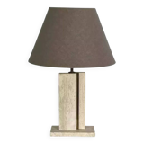 Vintage marble and brass lamp