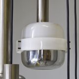 Suspended lamps in white and coloured plastic by Stilnovo, 1960s, set of 5.