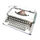Luxury Olympia traveller typewriter S revised new ribbon
