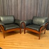A pair of armchairs, Denmark, 1970s