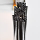 Pair of Brass & Metal Sculptural Lamps by Georges Mathias, Belgium 1970s