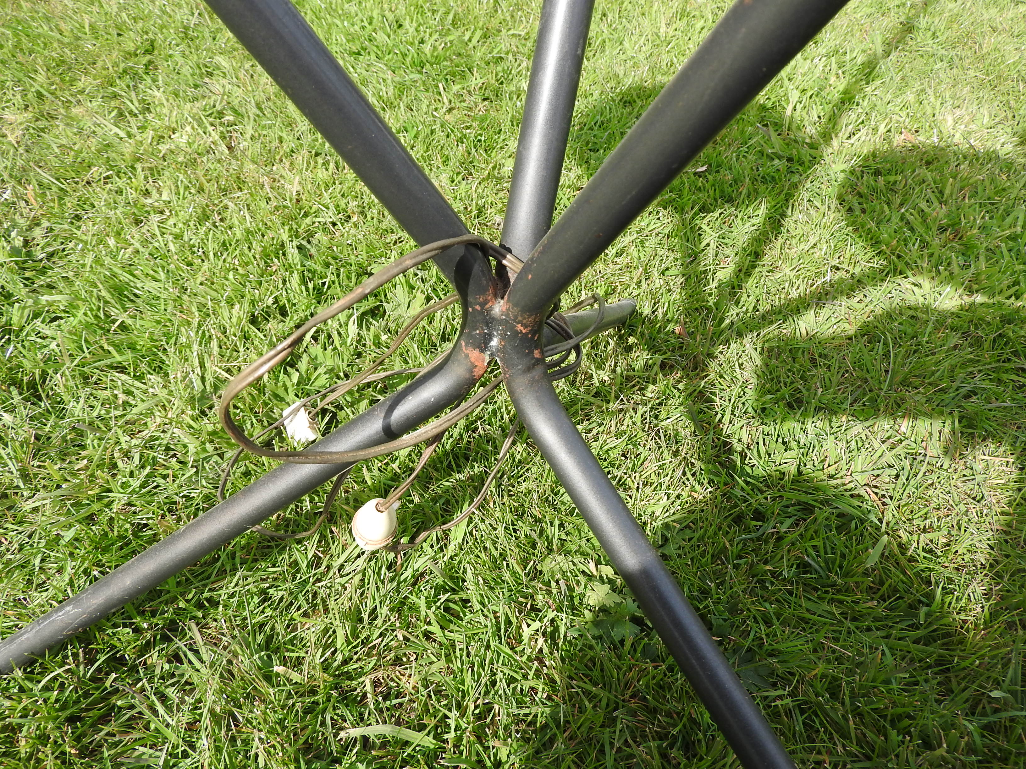 Floor lamp tripod vintage 2 formica years 60 tablets