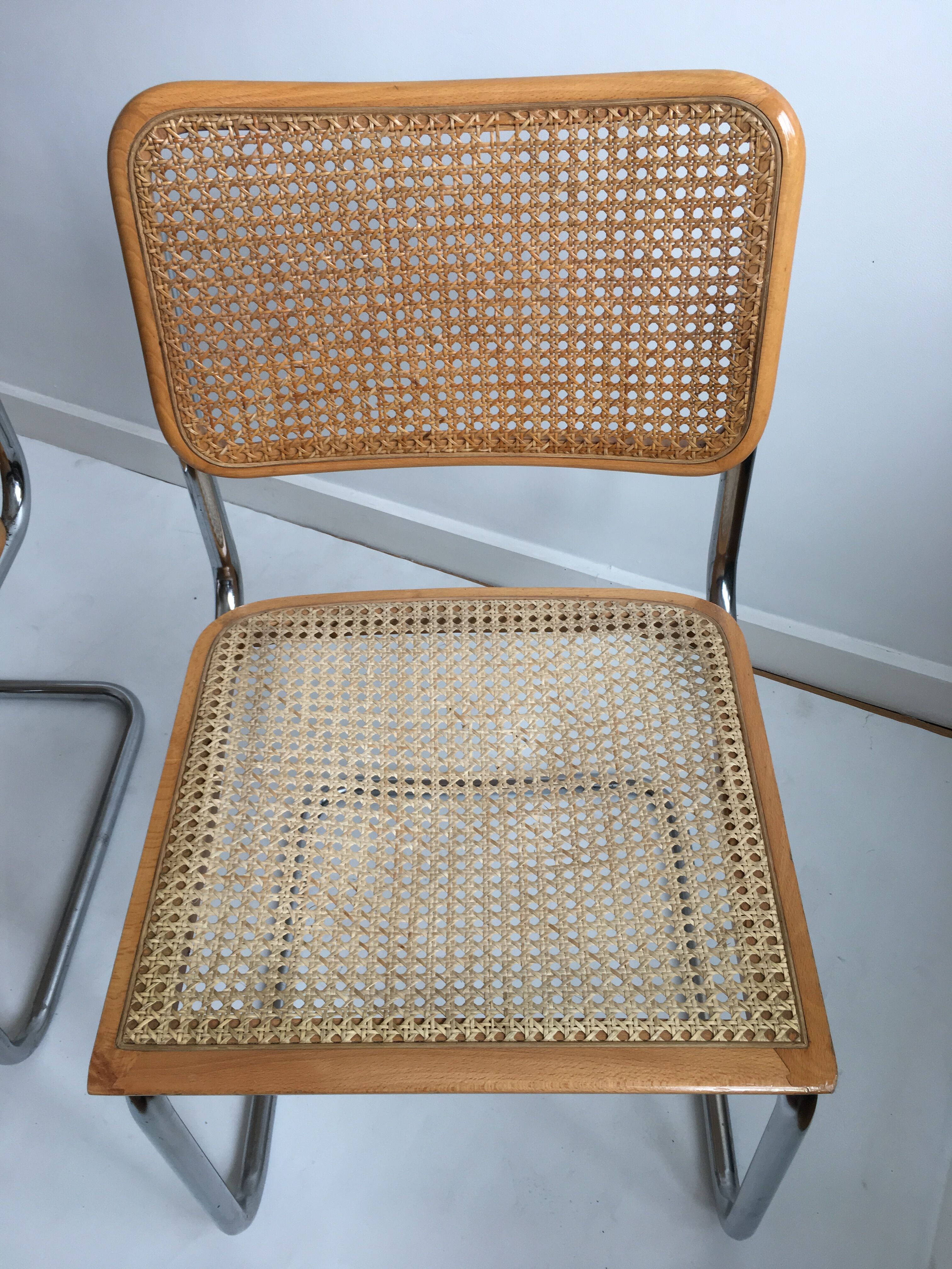 Pair of chairs Marcel Breuer B32