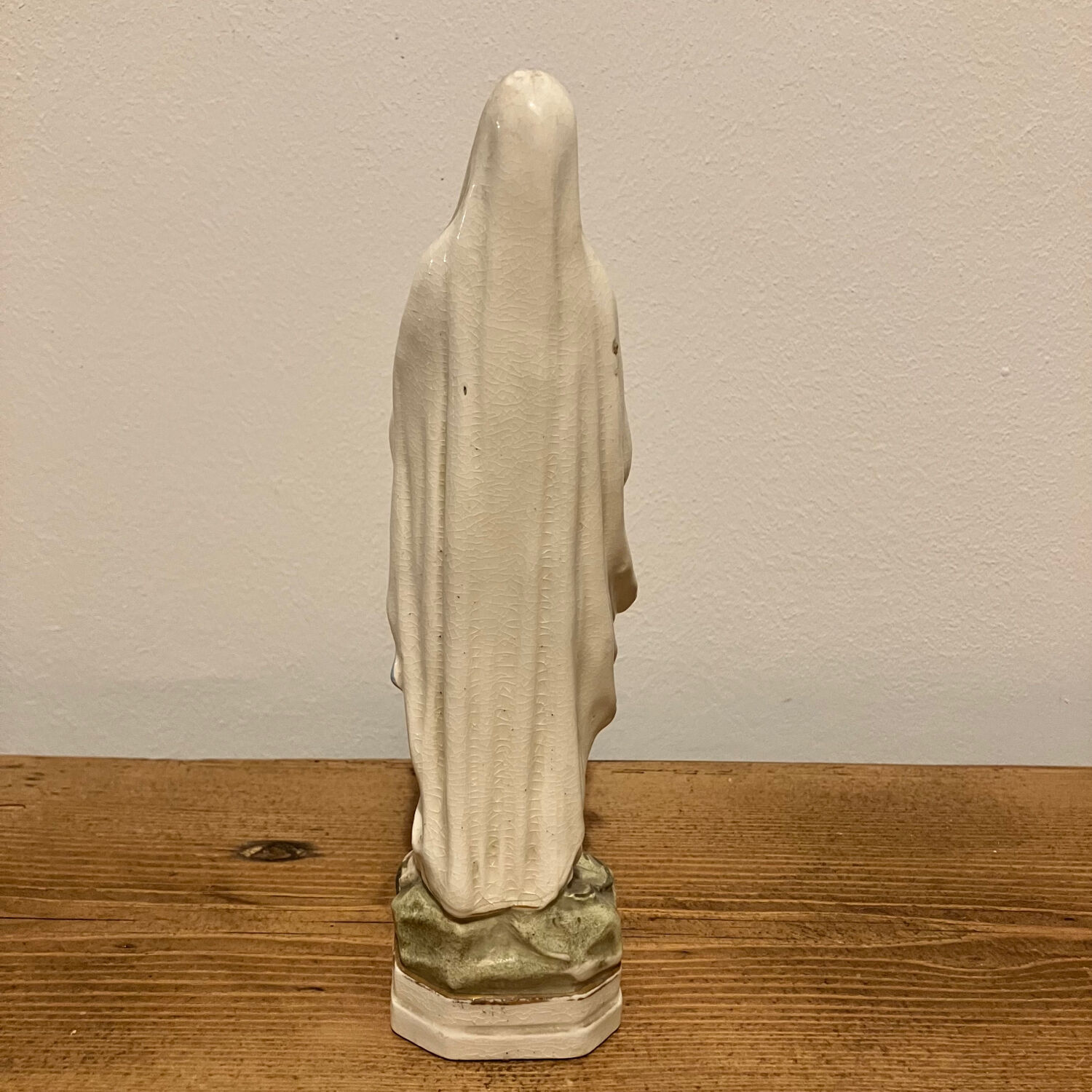 Statue of Our Lady of Lourdes in porcelain
