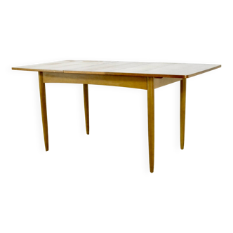 Table extensible en teck du milieu du siècle