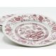set of 4 plates royal art pottery onion blu
