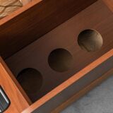 Canapé modulable 3 places en tissu, modernisme vintage des années 1970