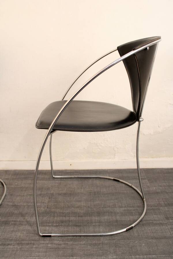 4x Italiaanse design stoelen merk Arrben model Linda