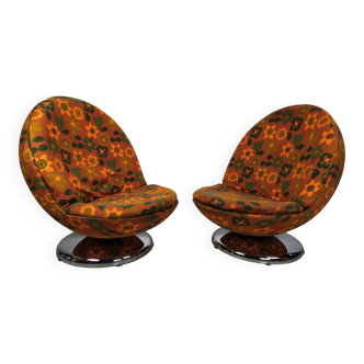 Ball Chairs Space Age Vintage, 1970s, Set of 2