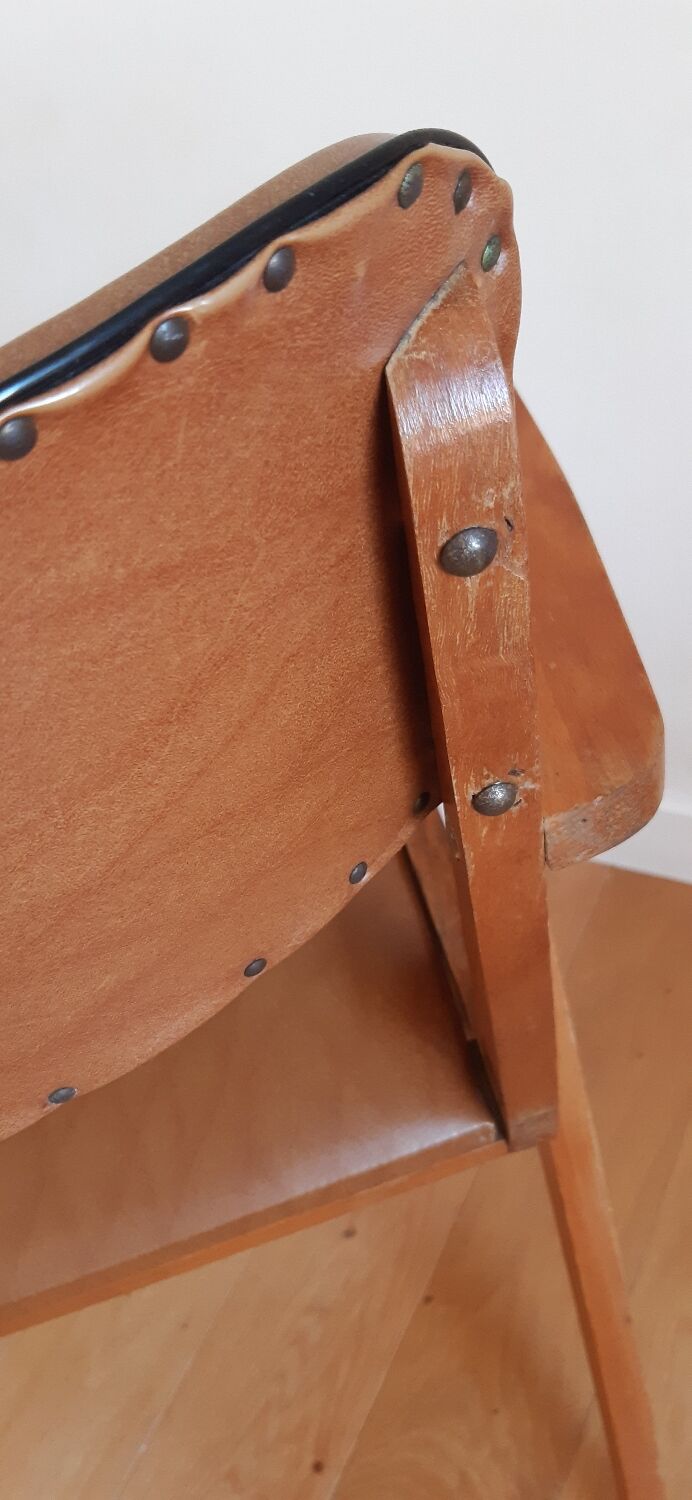 Vintage bridge armchair