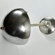 Art deco Loys Lucha hanging lamp, chrome and glass years 1935