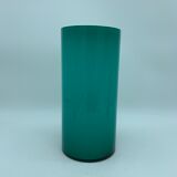 3-layer vintage Scandinavian-style opaline roll vase
