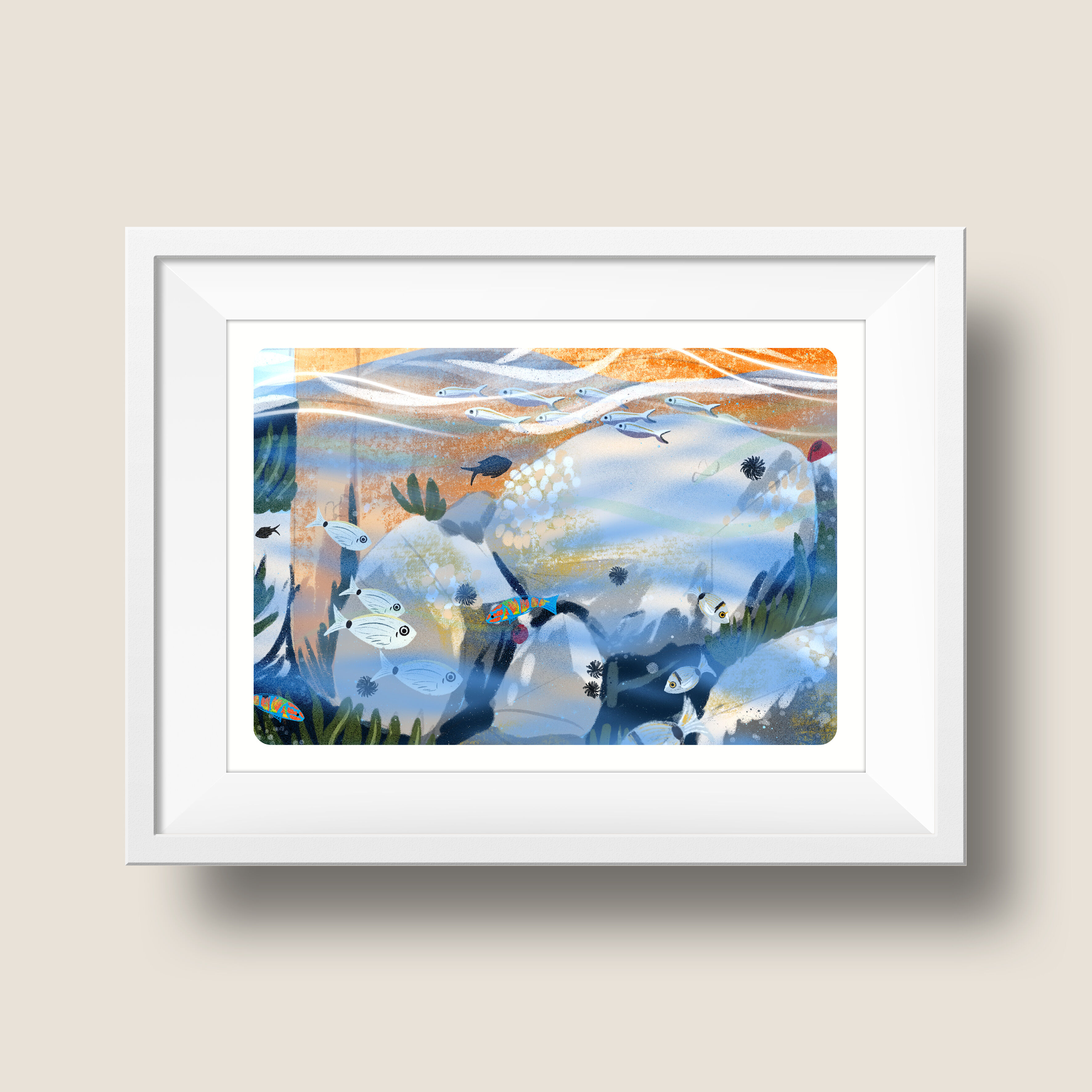 Illustration "Petit Bain" A4