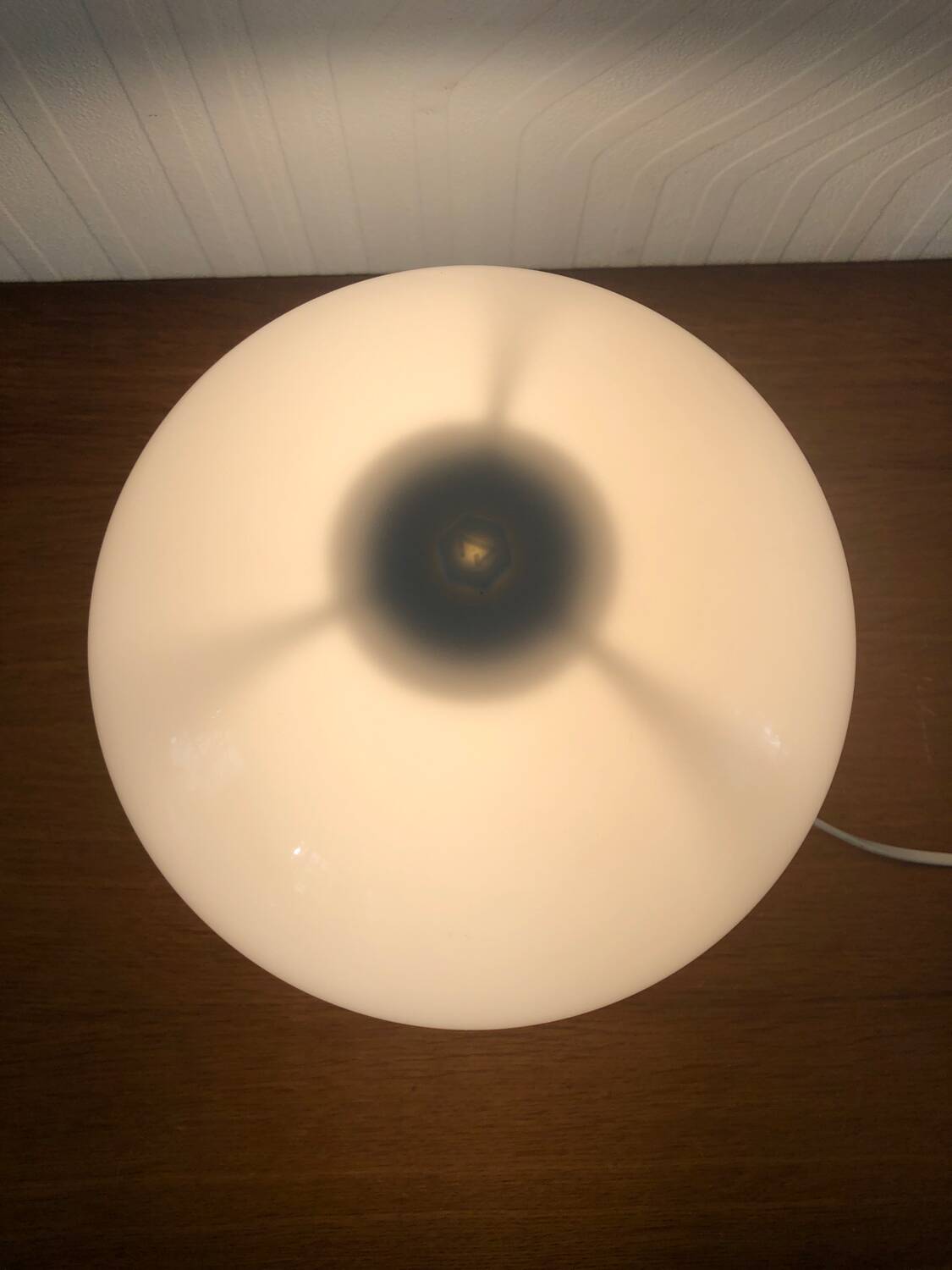 Lampe champignon Aluminor Vintage des annees 70
