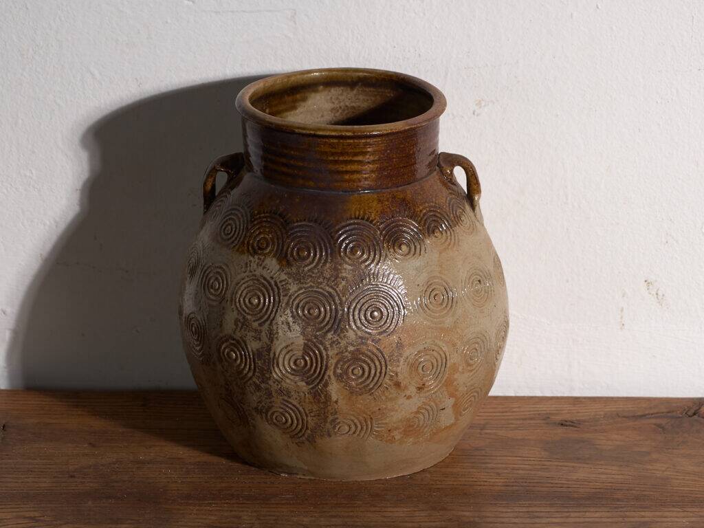 Ancient Chinese glazed stoneware vase – China, circa 1900