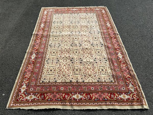 Grand tapis persan fait main