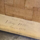 Vintage 1950s signature, solid oak dining throne chairs, Danish craftsmanship