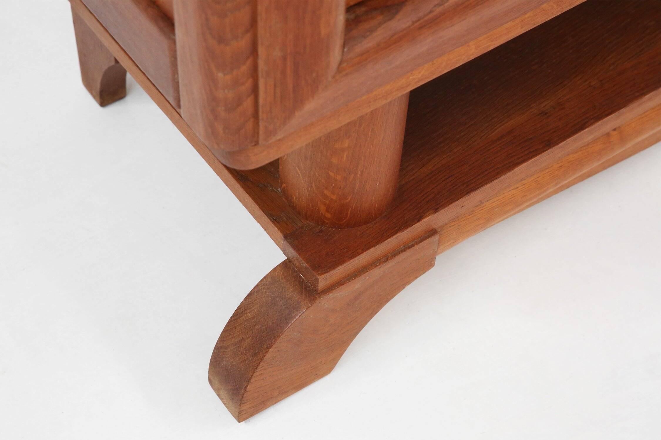 Art Deco Vitrine Cabinet Attributed to Gaston Poisson, France 1940s