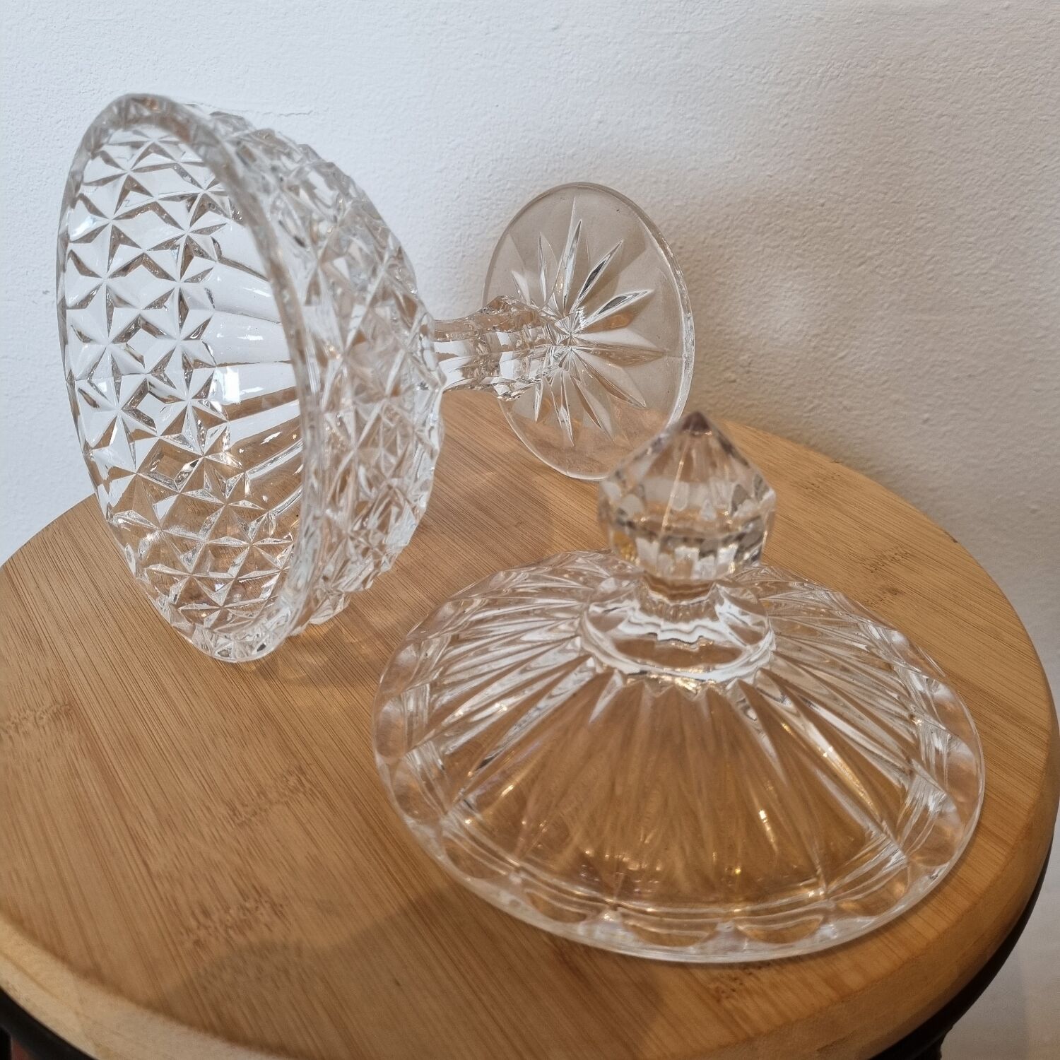 Crystal bonbonnière from 1970