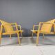 Mid century plywood benches