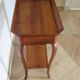 Table d’appoint – Bout de canapé -Acajou – plateau a rebord-1 tiroir