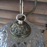 original suspension in molded glass gold metal dp 0122n023year vintage