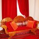 Indonesian fruit wood bench.