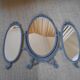 triptych psyche mirror to place on table or dressing table