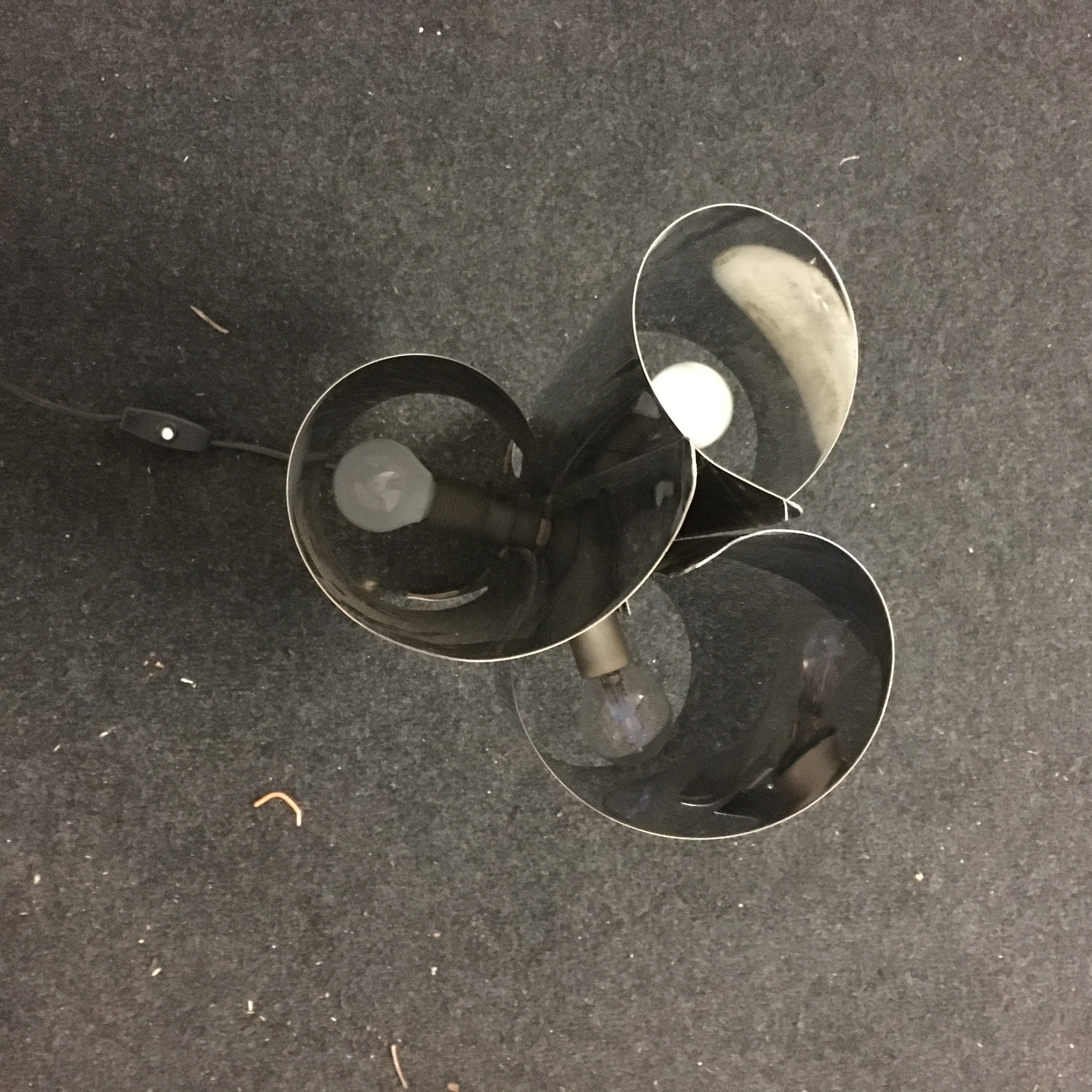 70s stainless steel lamp