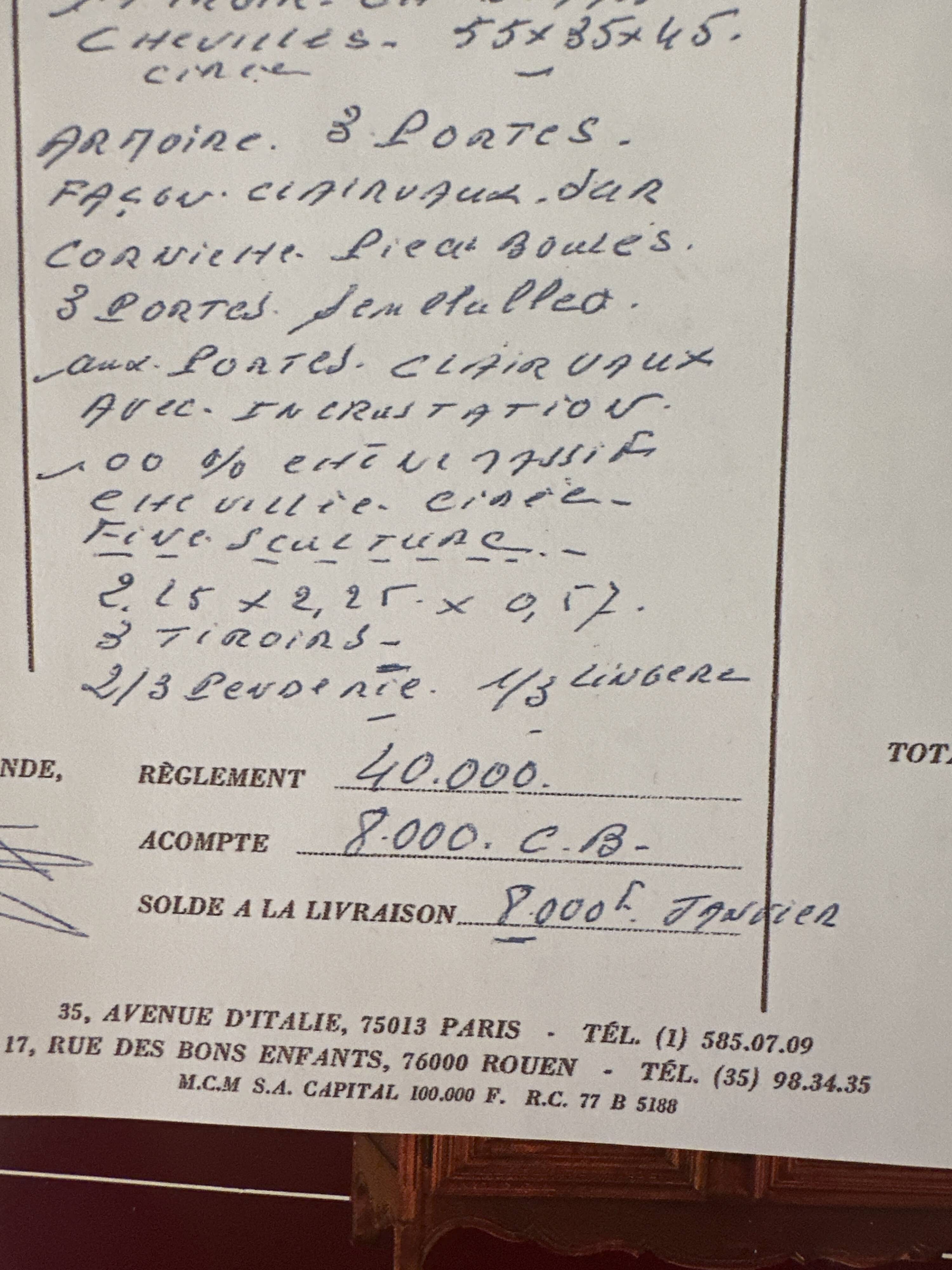 French handcrafted oak wardrobe – House of Centuries