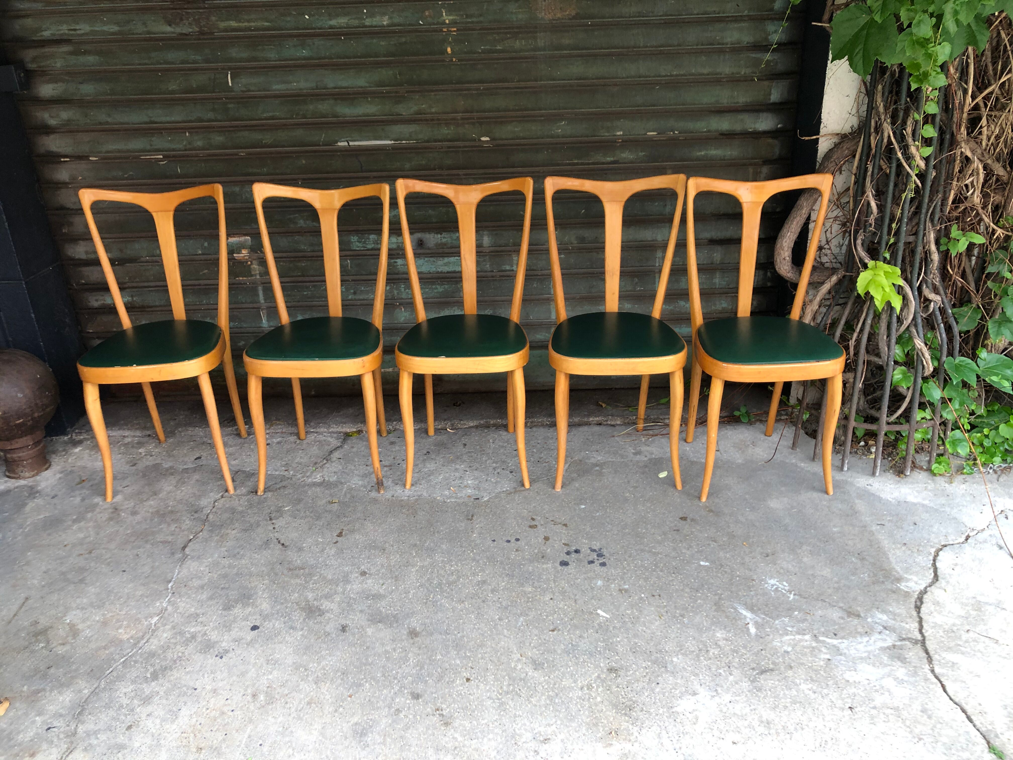 5 Italian chairs