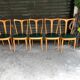 Lot de 5 chaises italienne
