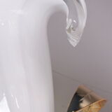 24 kt gold-plated tulip glass wall lamps Italian design 1970