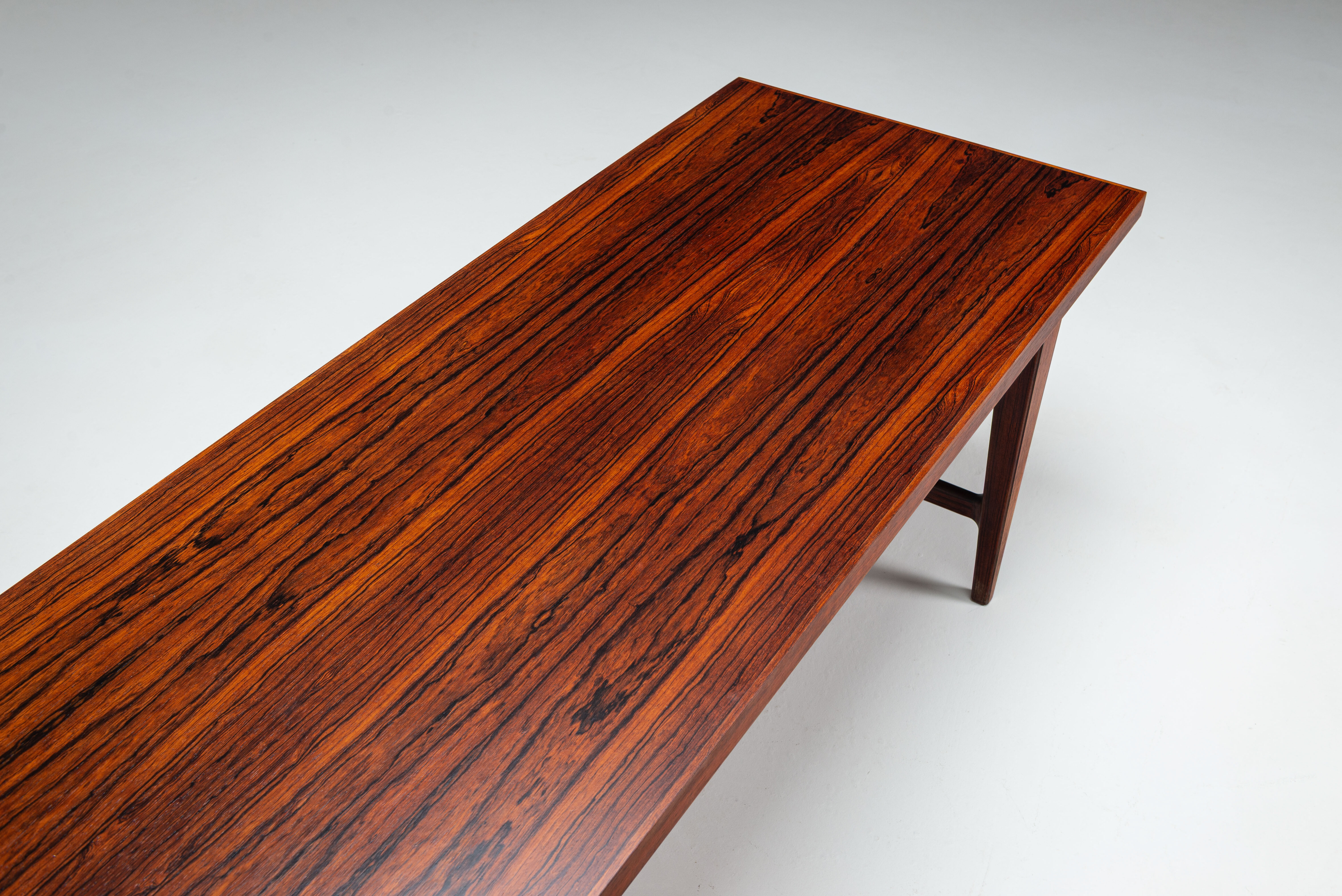 Table basse en palissandre d'Edmund Jørgensen
