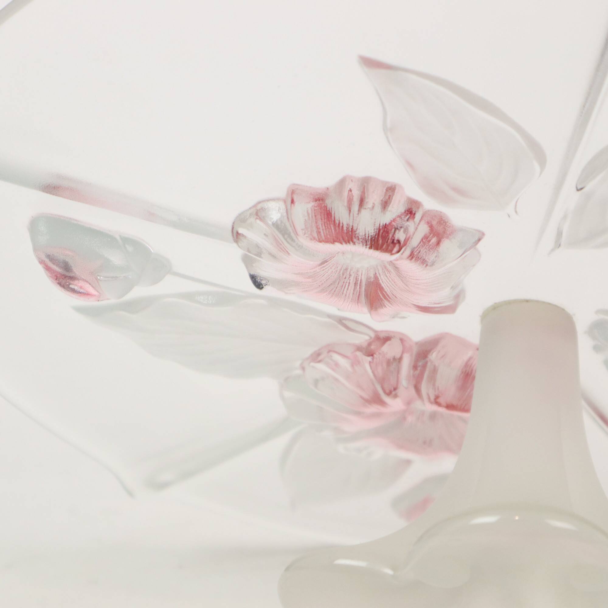 Vintage Glass Cake Stand Cake Plateau Flowers Mikasa Calypso