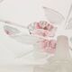 Vintage Glass Cake Stand Cake Plateau Flowers Mikasa Calypso
