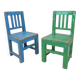 Set of 2 vintage children's chairs, 1950s