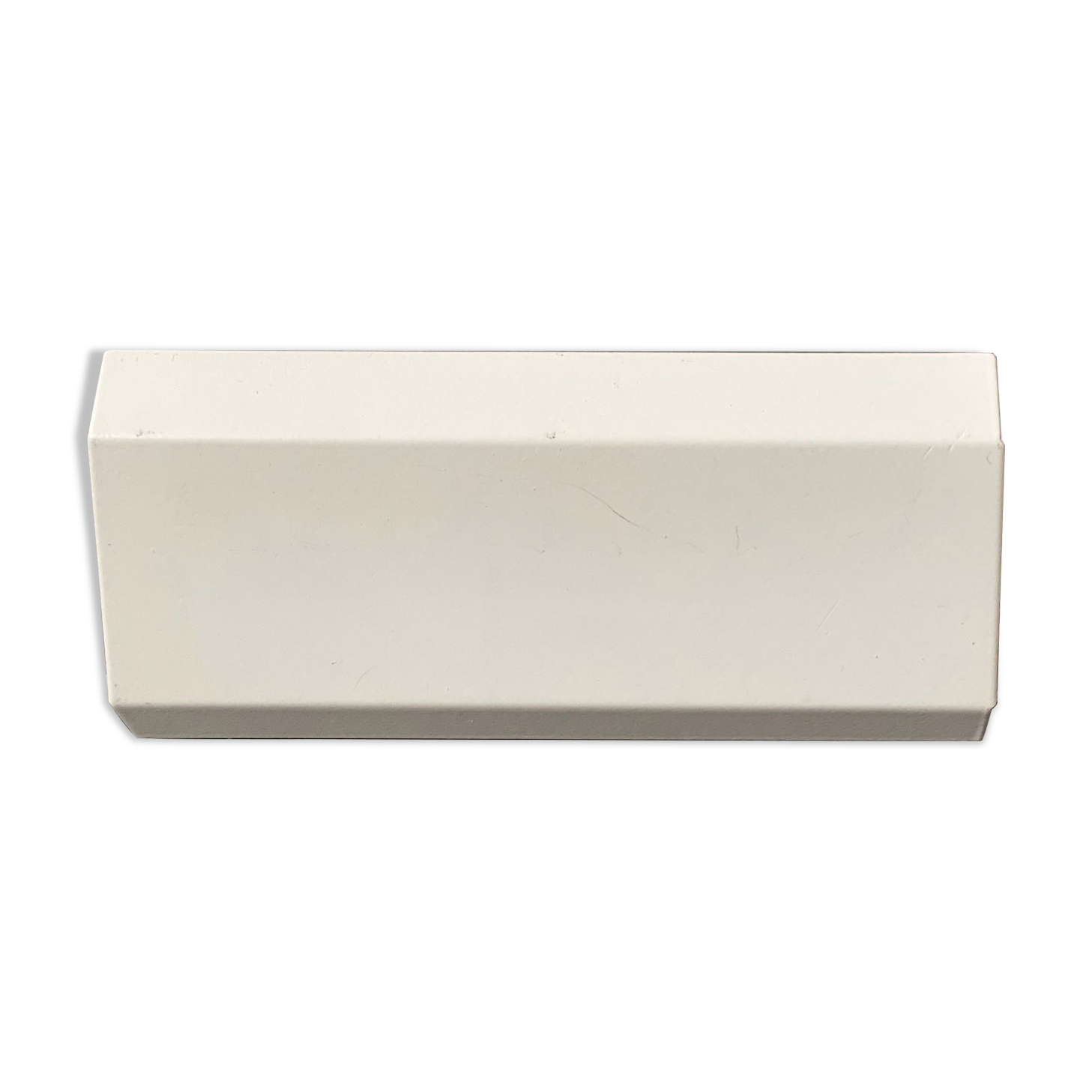 Vintage white massive belgium wall lamp / bed lamp / wall sconce