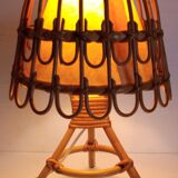 Bamboo bedside lamp