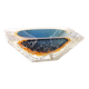 Cracked glass ashtray from Murano, Italy 70s
