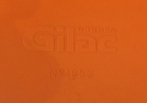 Gilac coffee table orange worked model n°1853