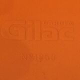 Gilac coffee table orange worked model n°1853