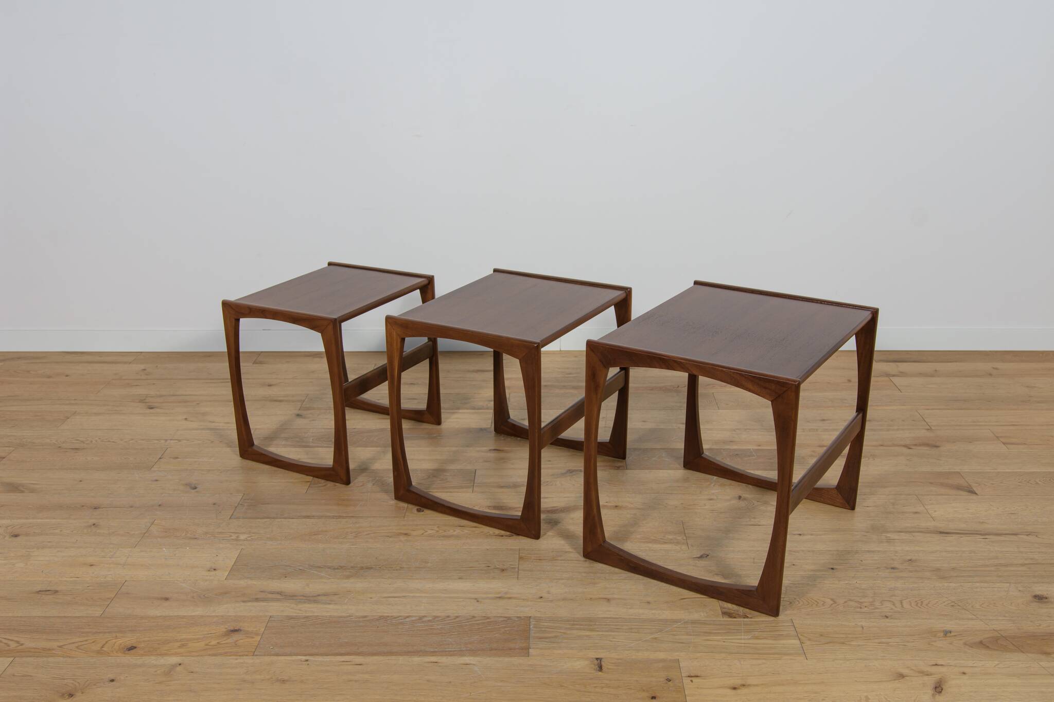 Mid-Century Teak Nesting Tables by R. Benett for G-Plan, United Knigdom, 1970s, Set of 3