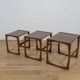 Mid-Century Teak Nesting Tables by R. Benett for G-Plan, United Knigdom, 1970s, Set of 3